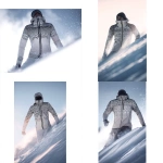 **<https://s.mj.run/kvj1C5Qe9Aw> a high-altitude action portrait of an alpine athlete wearing the linked hoodie, sleek Italian design with clean lines and refined details, captured mid-motion on a steep snowy ridge; camera positioned slightly below the subject and angled upward to emphasize power, speed, and elevation; dynamic diagonal composition with wind-driven snow particles in the foreground; shot on a full-frame mirrorless camera with a 24mm wide-angle lens at f/2.8 for a moderately shallow depth of field, keeping the athlete sharply in focus against a softly diffused alpine background; bright low-angle winter sunlight creating crisp highlights and long shadows across the snow; subtle lens flare and cinematic bokeh enhancing motion and energy; cool, elegant color palette of icy whites, pale blues, and soft greys with understated contrast, conveying performance, sophistication, and contemporary alpine luxury.** - <@1036927626595541052> (fast)
-# Create, explore, and organize on [midjourney.com](<https://midjourney.com/imagine?from_discord=1>)