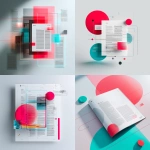 **high-energy Adobe-style editorial shot of a single PDF document surrounded by AI analysis lines, bold red and cyan abstract shapes in the background, clean white space, floating highlights and crisp modern UI elements. Camera: Canon EOS R5 with 70mm lens. Lighting: bright studio lighting, soft shadows, crisp reflections on UI layers. Composition: Adobe asymmetrical layout, diagonal lines, dynamic balance. Color Grading: Adobe palette vivid red, clean white, dark charcoal text tones, cyan accents. Texture: sharp detail with glossy UI highlights, minimal grain. Mood: inteligente, rápido, criativo, moderno. --ar 1:1 --q 2 --raw** - <@800048828048605199> (fast)