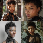**<https://s.mj.run/WMA1NrHIVnA> depuis cette image de référence, remplace le model par ce nouveau model : --cref <https://s.mj.run/LRLO3wttFRg> --iw 0 --v 6.0** - <@476419392951943189> (fast)