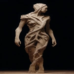 **full body, the statue of eva carved out of a monochronolith, appletree --v 7.0 --ar 4:7** - Image #2 <@1394807845404409858>
