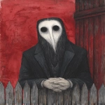 **Weird creature Gothic dread painted in the style of Edward Gorey, painting as a front page art piece, --ar 8:11 --v 7.0** - Image #4 <@1035886146422583346>