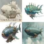**an airship named hagfish --ar 7:5 --v 7.0 --raw** - <@1071135204846096475> (fast)