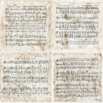 **A4-sized printable fake music sheet for film prop use, hand-drawn style musical score by a Korean high school student, random and non-copyrighted music notation, pencil and pen sketch lines, clean white paper, no background, no shadows, flat top-down scan-like view, Korean handwriting annotations in the margins, minimalistic design, ready for printing --v 6.0 --ar 3:4 --raw** - Variations (Strong) by <@292731021324058626> (fast)
