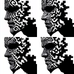 **<https://s.mj.run/muvD1PHyAaI> the half profile mask of an early memory --sref 4240880785 2348464004 --v 7.0 --raw** - Variations (Subtle) by <@1071135204846096475> (relaxed)