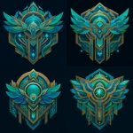 **create an emblem for a superhero team, they are called the Rift Guardians, representing portal jumper heroes who jump through portal rifts to protect the world** - Variations (Strong) by <@1078934788603392080> (fast)