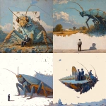 **a child’s illustrated metamorphosis by kafka depicts the main character as a lovable cockroach --ar 3:4 --sref <https://s.mj.run/nZVub3jGHVE> --niji 7** - <@1007424650726350968> (fast)