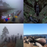 **<https://s.mj.run/jBF-3OvXjpI> <https://s.mj.run/6TBgezyNmL8> <https://s.mj.run/5RzicLNMaCI> An eerie movie scene featuring the discovery of a mystery in the ocean of Fiskebäckskil, Bohuslän. scientific equipment, camera crew, sunken boats, wires, cables, batteries, viking runes, hällristningar, bog people, stone-age memorabilia, ruins, dolmens, seaweed, kayaks, life vests, dead fish, wetsuits, lighting equipment, sound recording, microphones, tripods, scaffolding, movie props, soundstage, costumes, animatronics, plastics, rubber, ferns, moss, evergreens, pine trees. Realistic photography. --chaos 96 --ar 3:2 --raw --iw 2 --p 9kuhrxg** - Variations (Strong) by <@948180533639282688> (relaxed)
-# Create, explore, and organize on [midjourney.com](<https://midjourney.com/imagine?from_discord=1>)
