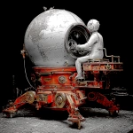 **<https://s.mj.run/JGGUA8uc3gQ> a continental drift stea punk operating with the machine --v 7.0 --raw** - Image #4 <@1071135204846096475>