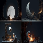 **<https://s.mj.run/O6ei9GUV79s> a lunar smith creating a model for lunar eclipse --ar 16:9 --v 7.0 --raw** - <@1071135204846096475> (relaxed)