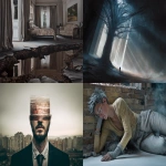 **Hyperreal conceptual paintings style, intriguing and enigmatic-cinematic atmosphere, clear image, surrealism, gideon the ninth, hdr, highly detailed, style raw --p zhav629 --chaos 10 --exp 10 --s 5 --ar 3:2 --v 7.0** - <@1008993788670263326> (fast)