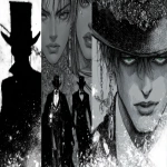 **arsenne lupin' gentleman burgler omar sy and his wife ludvine sagnier, john singer sargent illustrated STyle Double exposure, extreme details, rich dynamic colors, spirit, invocation, 3d, two sun solar system, full moon, stars, esoteric, sheer, Peridot, emerald green. citrine, ultramarine blue, diamonds, gold, sunset, high contrast, painting classic, oil , diodes, bows, velvet vogue, iridescent, holographic, full body pose, transparent details, colorized, neon pastel color palette, photorealistic, highly detailed, transparent parts, looks like professional hdr photography in fashion magazine, editorial photography, global illumination, moody lighting, post-processing, glowing shadows, chromatic aberration, black and white balance, scattering, beautiful cinematic lighting, lumen reflections, post-production, high fashion, tone mapping, shaders, Louis Icart's etching, extremely beautiful african american people, razumov style, art deco, art nouveau, tarot art, colorful, extremely fine detail, 3d, octane render, hdr, nature scene, high contrast, 8k, Ernie Barnes art , 8k, --chaos 99 --ar 8:5 --exp 50 --sref 1480533239 --profile poihdb6 --stylize 750 --v 7.0** - Image #3 <@843177938186797076>