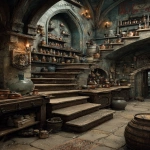 **Draugr drugstore staircase --s 250 --v 7.0 --ar 1:2** - Image #2 <@974789918188535848>