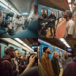**rap artist singing in montreal metro with camera crew** - <@700121297820188752> (fast)
