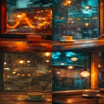 **cozy cafe interior at night, warm orange light, coffee cup on a wooden table by the window, raindrops on the glass, faint stars outside, cinematic, soft focus, peaceful atmosphere --ar 9:16 --v 6.0** - <@1212945075831836692> (relaxed)
-# Create, explore, and organize on [midjourney.com](<https://midjourney.com/imagine?from_discord=1>)