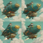 **an airshipper named Mr. Dendrokinetic --ar 5:7 --v 7.0 --raw** - Variations (Subtle) by <@1071135204846096475> (relaxed)