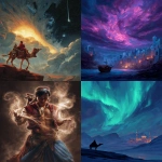 **Aladdin Set against a geomagnetic storm --ar 3:4** - <@948741381743083580> (relaxed)
-# Create, explore, and organize on [midjourney.com](<https://midjourney.com/imagine?from_discord=1>)