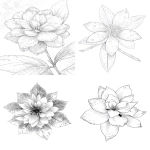 **jasmine flower with layered petals rimmed in ice crystals for coloring book with crisp line and white background --ar 17:22 --v 7.0** - <@1117434682276057091> (relaxed)
-# Create, explore, and organize on [midjourney.com](<https://midjourney.com/imagine?from_discord=1>)