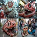 **lunar snake kaiju in Tokyo --ar 16:9 --p sskkoau --s 1000** - <@1071437900610293863> (relaxed)