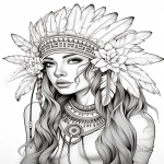 **coloring pages drawing North America, in the style of mixes realistic and fantastical elements, dreamlike illustrations, bloomcore, tasteful use of negative space, sketchfab, adventurecore, magic realism --ar 83:107 --v 5.2** - Image #4 <@1144501518293282817>