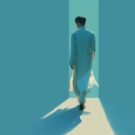 **minimal, modern, contemporary art of handsome Vietnamese man in ao dai, minimal colors --v 7.0** - Upscaled by <@1178742734534758402> (fast)