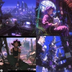 **Tokyo continental drift --sref 2394004029 --niji 6 --stylize 1000** - <@1287501836806393936> (relaxed, stealth)