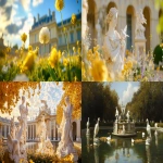 **belle epoque, Versailles palace, marvellous gardens with golden flowers, paradise birds --ar 16:9 --p 384fmnd** - <@1202719359680774145> (fast)
-# Create, explore, and organize on [midjourney.com](<https://midjourney.com/imagine?from_discord=1>)