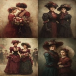 **belle epoque mother and daughter --ar 5:7 --profile y72szb9 --v 7.0** - <@1135636698060038216> (relaxed)