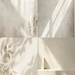 **minimal luxury background for medical spa website CTA section, soft off-white beige tone close to hex #F9F6F0, subtle plaster texture, smooth and calm surface, gentle natural light --ar 16:9 --v 6.0 --raw** - <@1114431238162358284> (fast)