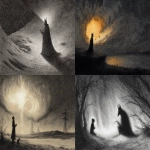 **a lost king in a geomagnetic storm in alfred kubin style --ar 16:11 --v 7.0 --raw** - <@1071135204846096475> (relaxed)