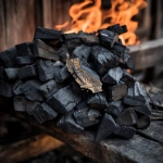 **a pile of smoldering wood, one log is shaped like the state of california** - Image #3 <@204451535554478080>