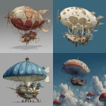 **an airship named ammonite amanita --ar 7:5 --v 7.0 --raw** - <@1071135204846096475> (fast)
