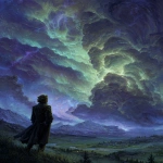 **Rumplestiltskin Set against a geomagnetic storm --ar 3:4** - Image #4 <@948741381743083580>