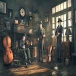 **Rat sewer dixie band, harlem Renaissance, moody, epic, cinematic, high resolution at 32k --ar 16:9 --niji 6 --p 49k95ei** - Image #1 <@935178814189862912>