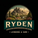 **A professional, 3D logo for an expert landscaping company called "Ryden Landscaping & Lawncare", specializing in large-scale landscape engineering & design for businesses and very wealthy individuals.** - Image #3 <@761225412164321321>