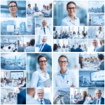 **Images to make a corporative presentation of a company dealing with helth in an organizational environment using people in diferentes jobs** - Variations (Strong) by <@1089475588244389918> (fast)