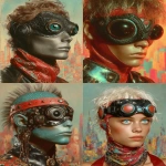 **<https://s.mj.run/wgb1wTwrrrs> in reptilian 80s hair band style --ar 3:4 --s 250 --v 7.0** - <@1071135204846096475> (relaxed)