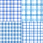 **seamless pattern, classic blue and white gingham check, pastel plaid, sweet and clean, country cottagecore vibe, seamless repeat, no text --tile** - <@437878260013989888> (relaxed)