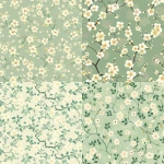 **beautiful japanese washi paper pattern, sage green, mint green, ivory, pale yellow colors, cute and elegant, small repeating motifs, sakura flowers, plum blossoms, camask pattern, gentle watercolor texture, traditional japanese aesthetics, seamless pattern, flat design, high detail, soft lighting, harmonious color palette, kawaii, printable paper, scrapbook paper, digital paper, no text, no letters, no frame, no border photorealistic, realistic texture, 3d, harsh shadows, strong contrast, dark colors, noisy, grainy, messy, cluttered, big objects, large motifs, random layout, uneven pattern, ugly, distorted, text, letters, logo, watermark --v 6.0 --raw** - <@1445256660280017007> (relaxed)