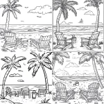 **A simple coloring page for children of A beach scene with palm trees, lounge chairs, and sand pails. A coloring page for kids in the style of Johanna Basford, with thick lines, black and white, no shading, flat art, easy to color, a simple cartoon drawing with high detail. for a simple black and white coloring page, line art, thick lines, easy to color. no shading, lavender** - <@1201148944726638674> (fast)
-# Create, explore, and organize on [midjourney.com](<https://midjourney.com/imagine?from_discord=1>)