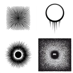 **minimal, vector logo, simple svg, black lines, white background. void, fear, shock --s 200 --c 10 --w 10 --v 7.0** - <@277223286423945226> (fast)