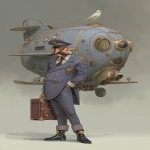 **an airshipcaptain named Mr. Dendrokinetic --ar 5:7 --v 7.0 --raw** - Image #2 <@1071135204846096475>