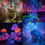 **Brain Frog Wonderscape In Liminal Dreamcore --no portrait, Closeup, Smallshot --ar 3:2 --v 7.0** - <@426654487248109579> (fast)