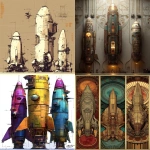 **Iranian/Persian spaceships --ar 3:4 --profile 5mobdi8 --v 7.0** - <@382992103153598464> (fast, stealth)