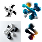 **simplistic iridium logo on a white background --q 2 --s 750 --v 7.0** - <@1045223853271568434> (fast)