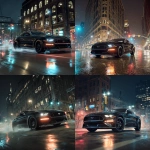 **a modern black ford mustang driving at night through detroit city streets, wet surface, photo realistic, No tire smoke, front three quarter shot mid intersection.** - <@719736185945063474> (fast)
-# Create, explore, and organize on [midjourney.com](<https://midjourney.com/imagine?from_discord=1>)