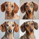**Adult shorthaired Daschund dog, fur colour champagne, facing forward, relaxed mood, in focus, eyes looking directly into the camera lens, head shot, indoor studio lighting, photography studio, white background, portrait, one key light and two fill lights to brighten the entire face, photorealistic --v 7.0** - <@961150162703626290> (fast)
-# Create, explore, and organize on [midjourney.com](<https://midjourney.com/imagine?from_discord=1>)
