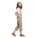 **retail advertisement style, photography, side profile, female shoe model in casual clothing wearing sandals, white background, studio, smiling, full body shot --v 7.0** - Image #2 <@1080232511734554834>