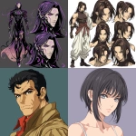 **original anime character, hand-drawn portrait style, thick bold outlines, clean cel-shading, visible sketch lines, crosshatching on fabric folds and underlying anatomy, ultra-detailed line art with zero clutter, sharp and defined facial features, full-color rendering, high visual clarity of face and body, character-centered composition include multiple perspective variants: frontal heroic close-up (face and torso squared), three-quarter angle showing jawline and stance depth, low-angle upward shot for size and presence, high-angle downward for clothing detail, side profile close-up with flowing fabric and sharp expression uncluttered background, zero special effects, only character and clothing, emphasis on silhouette, expression, pose, and detailed costume, anime character design with clear visual logic --niji 6 --raw** - <@266429059049848832> (fast)
-# Create, explore, and organize on [midjourney.com](<https://midjourney.com/imagine?from_discord=1>)