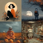 **cosmonautumnal Halloween --s 300** - <@338517453451821057> (fast)
-# Create, explore, and organize on [midjourney.com](<https://midjourney.com/imagine?from_discord=1>)