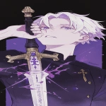 **Anime movie PV, a handsome man, white hair, blue eyes, holding a sword, battle scene, draugr --ar 9:19 --raw --p eq9ed63 --sref 1462243227 --niji 6** - Image #2 <@347448894403379200>
